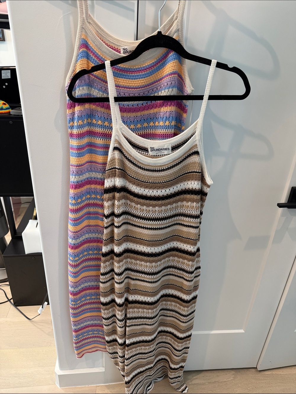 TWO No Boundaries Striped Knit Maxi Dresses